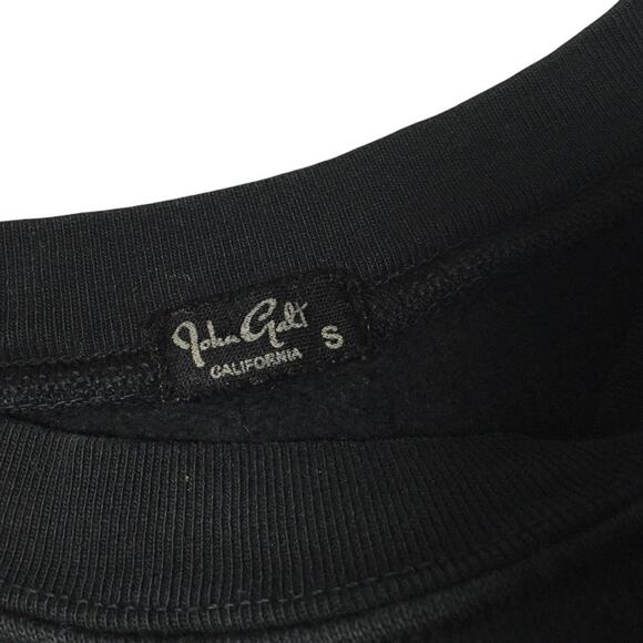 Brandy Melville John Galt Sweatshirt Black Alien Graphic Crewneck Unisex OS - Picture 3 of 10